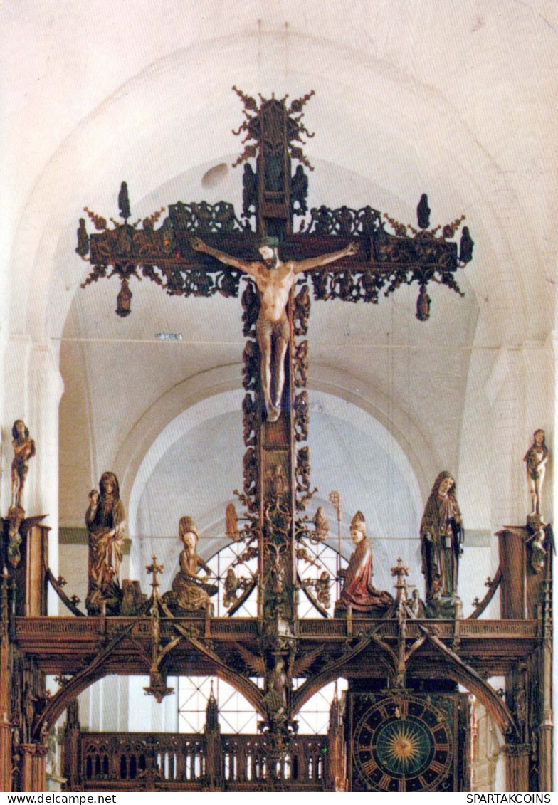 CHIESA Cristianesimo Religione Vintage Cartolina CPSM #PBQ325.A - Iglesias Y Las Madonnas