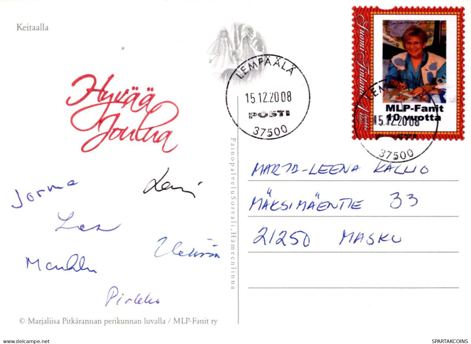 Christmas Religion Vintage Postcard CPSM #PBQ278.A - Autres & Non Classés