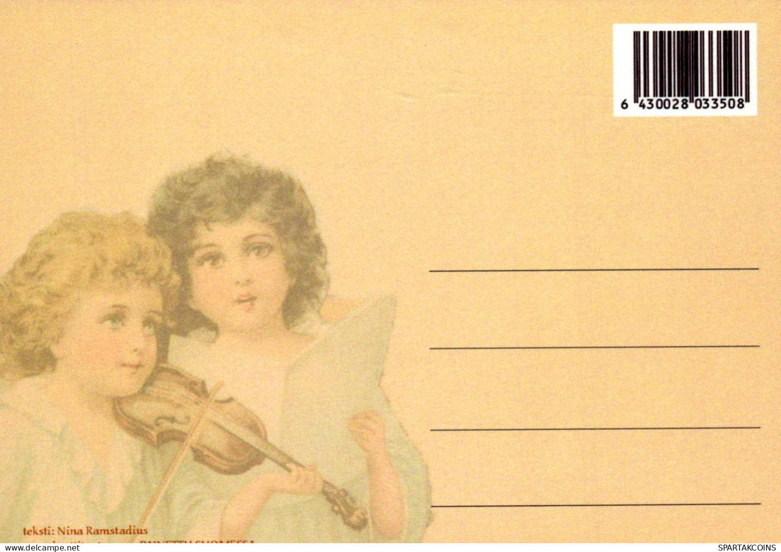 ANGE Noël Vintage Carte Postale CPSM #PBP520.A - Angels