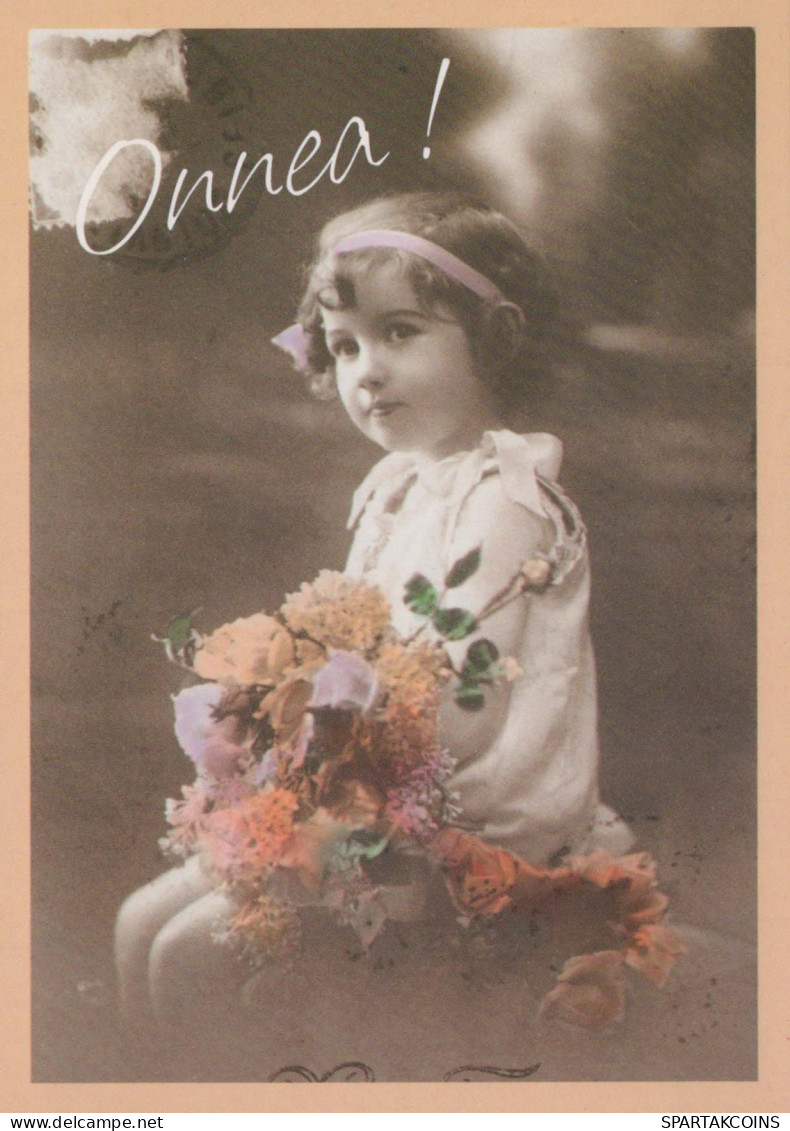 KINDER Portrait Vintage Ansichtskarte Postkarte CPSM #PBU976.A - Portraits