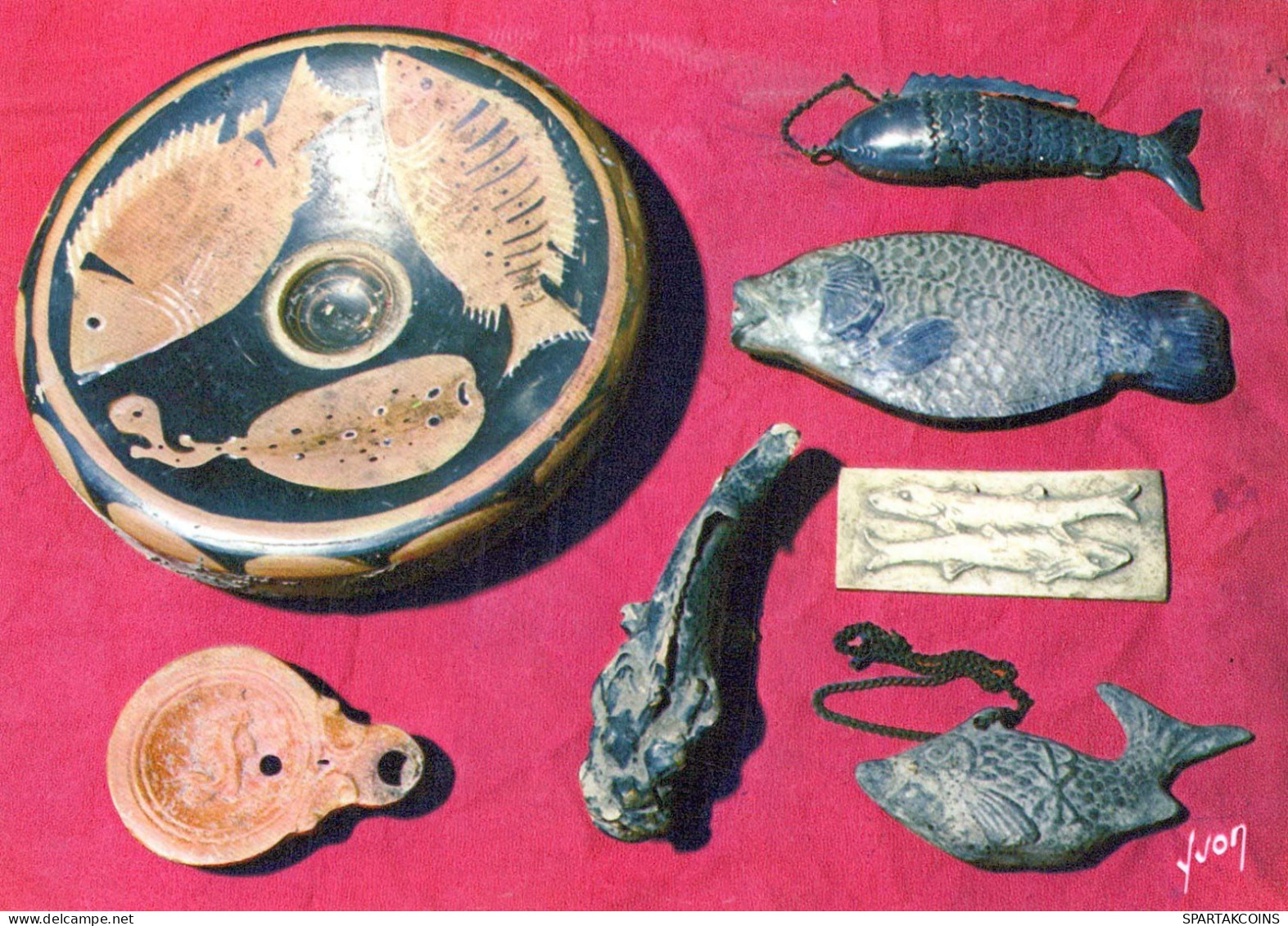 PESCE Animale Vintage Cartolina CPSM #PBS862.A - Fish & Shellfish