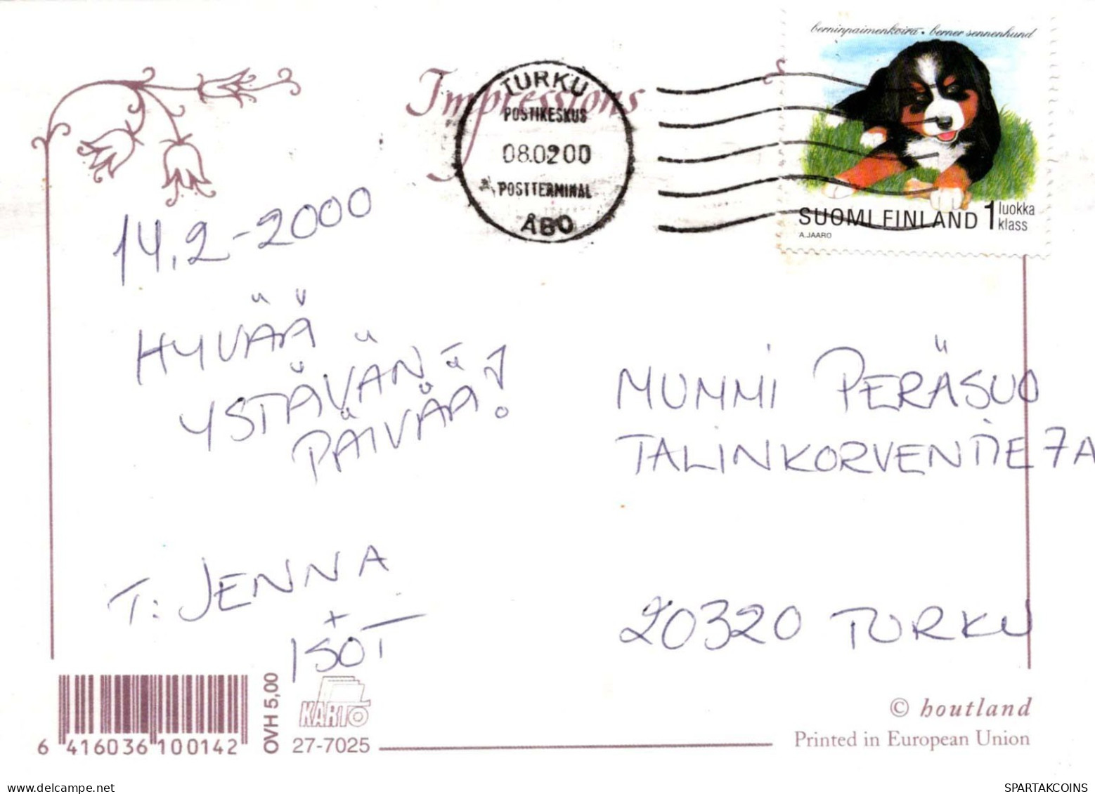 BEAR Animals Vintage Postcard CPSM #PBS200.A - Beren