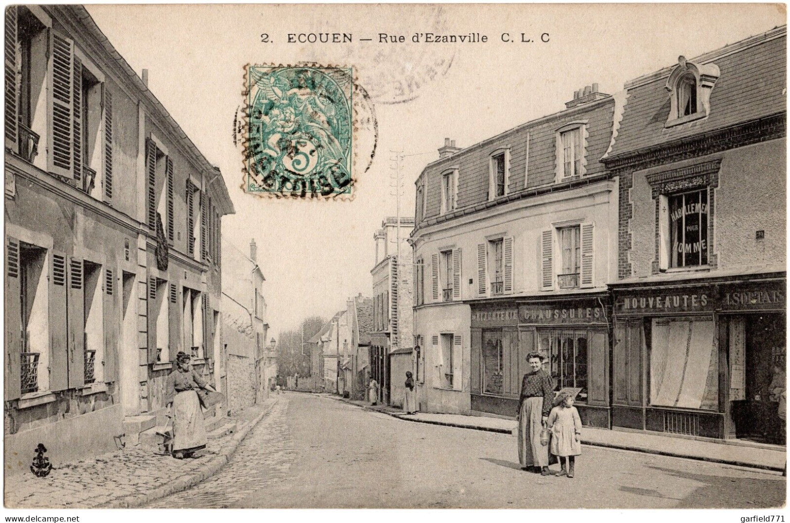 FRANCE - ECOUEN - Rue D'Ezanville - Bijouterie - Chaussures - - Ecouen