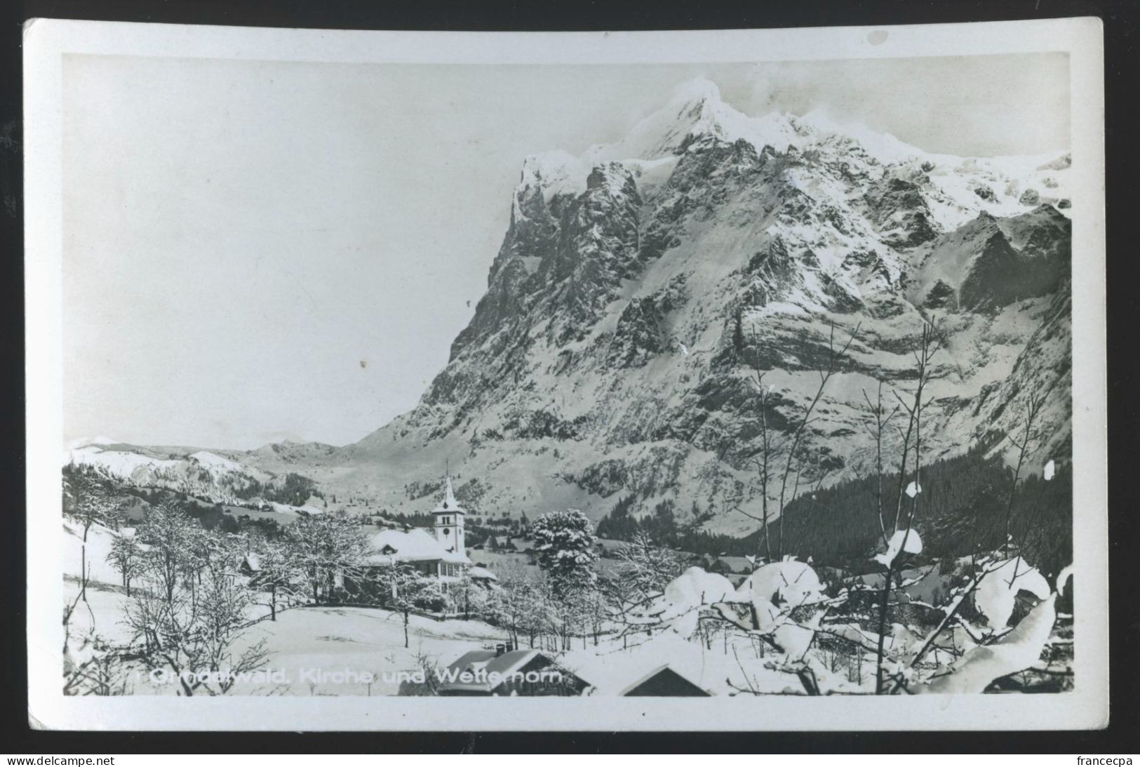 14970 - SUISSE -  Grindelwald Und Wetterhorn - Grindelwald