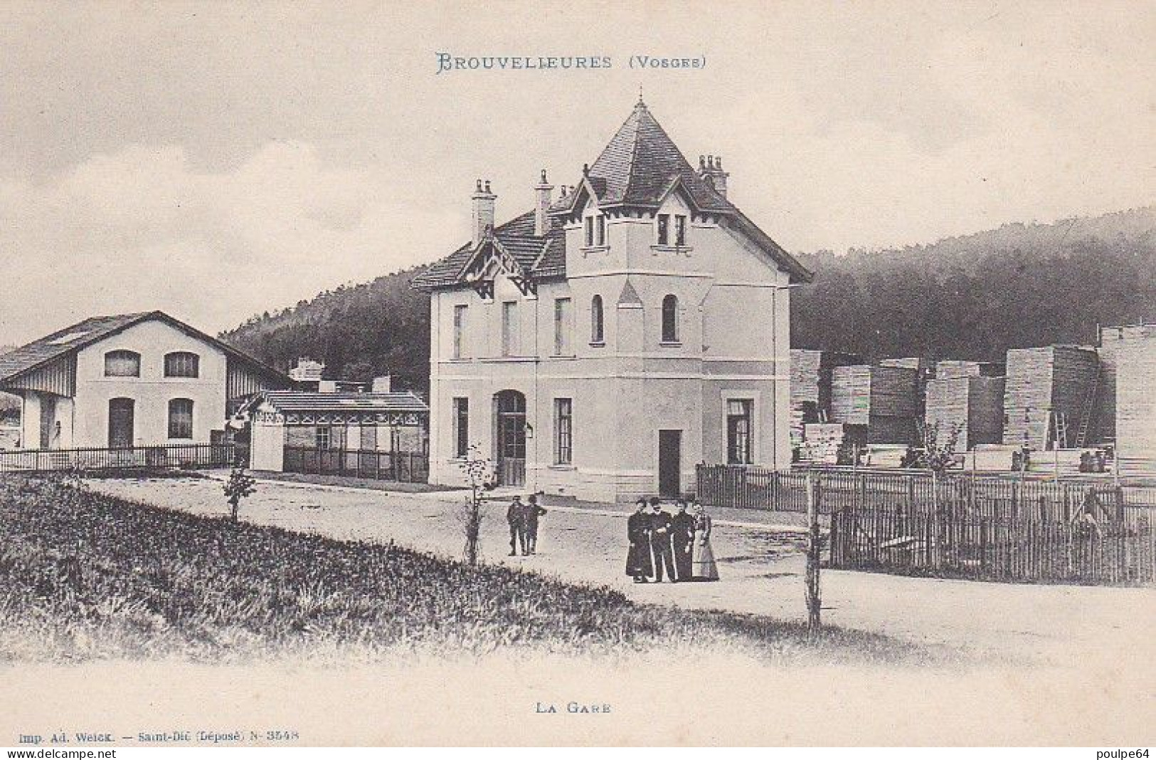 La Gare : Vue Extérieure - Brouvelieures