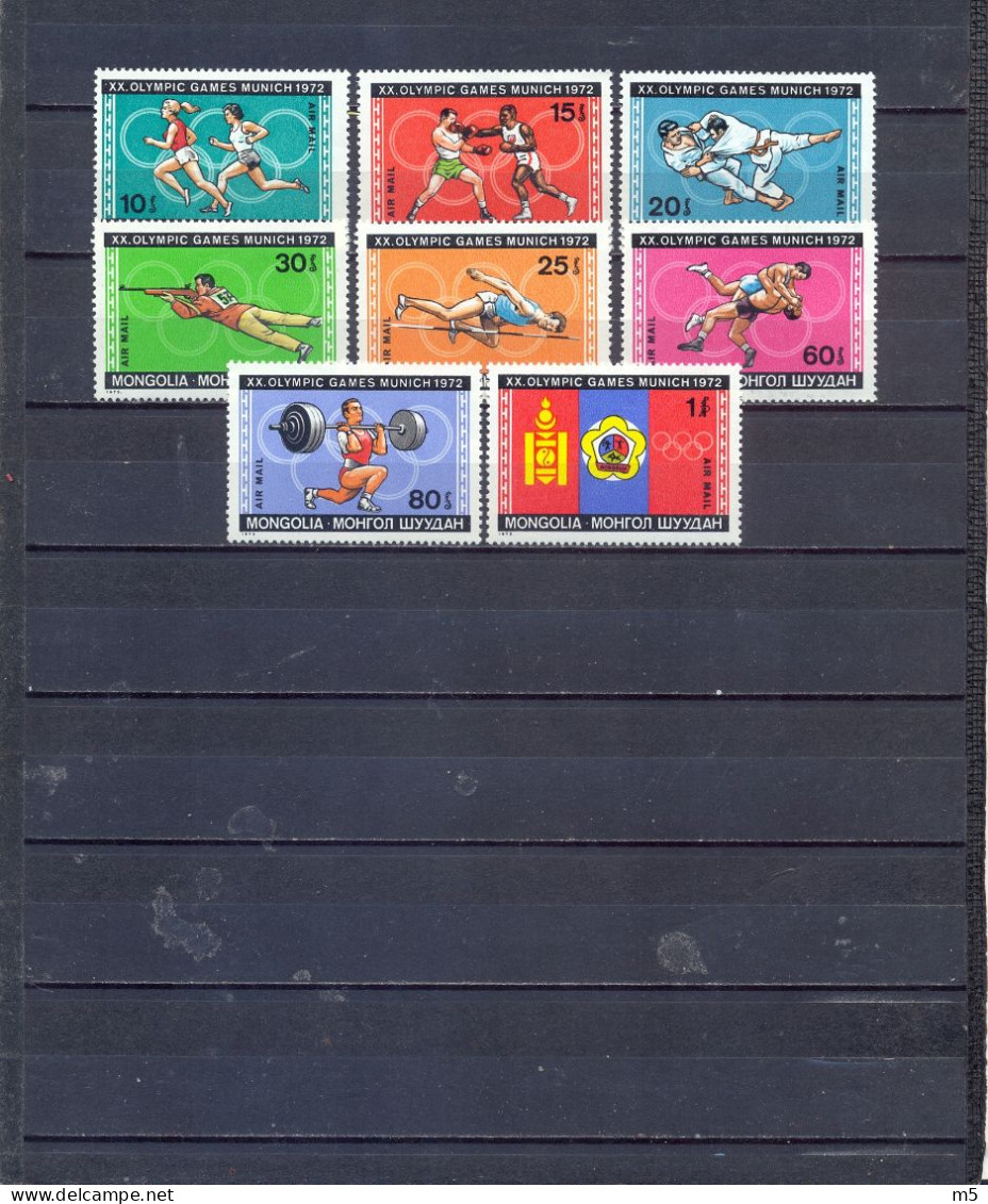 MONGOLIA - MNH - OLYMPIC GAMES MUNCHEN 1972. -  MI.NO.702/10 - CV = 3 € - Mongolia