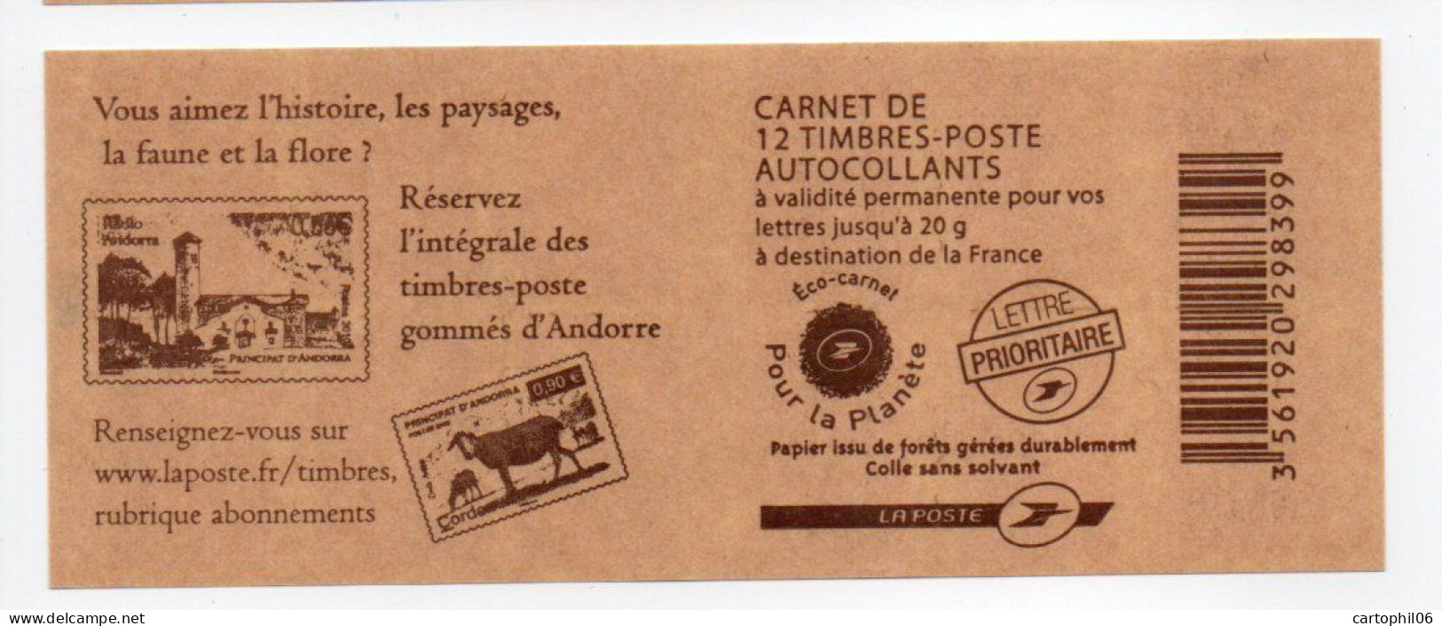 - FRANCE Carnet 12 Timbres Prioritaires Marianne De Beaujard - Vous Aimez L'histoire... - VALEUR FACIALE 17,16 € - - Modernes : 1959-...