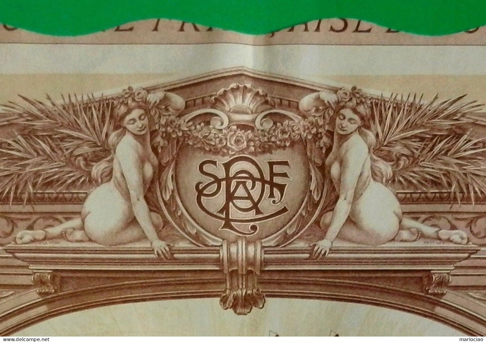 T-FR Société Anonyme Française Du Ciment Pink 1909 - TRES RARE ! - Sonstige & Ohne Zuordnung