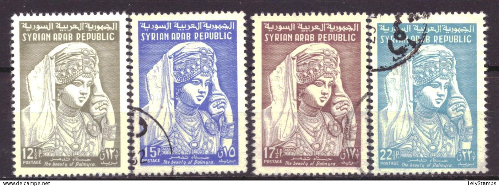 Syrie / Syria 804 T/m 807 Used (804 = MH *) Palmyra 1962 - Syrie