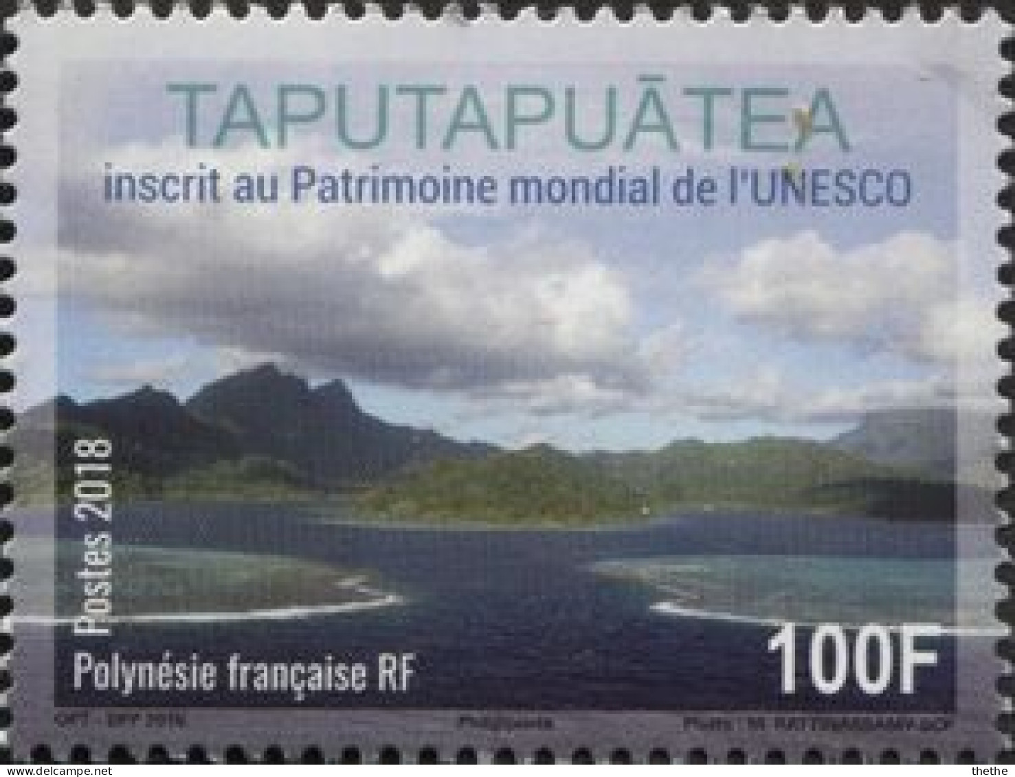 POLYNESIE - Paputapuatea Inscrit Au Patrimoine Mondial De L'UNESCO - Ungebraucht