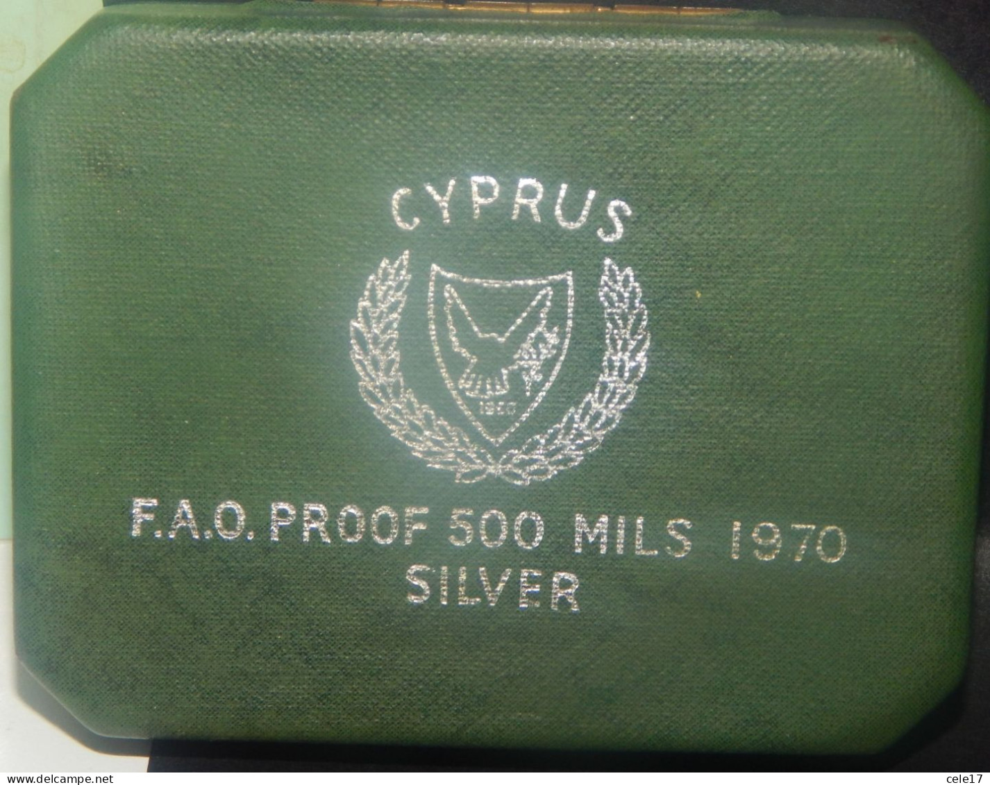 CIPRO- 500 MILS 1970 -   F.A.O.  -ARGENTO - Zypern