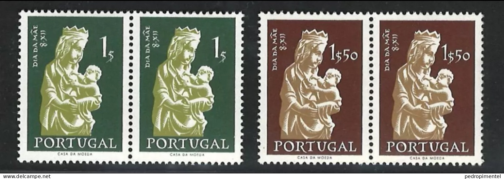 Portugal Stamps 1956 "Mothers Day" Condition MNH #825-826 (Pair) - Unused Stamps