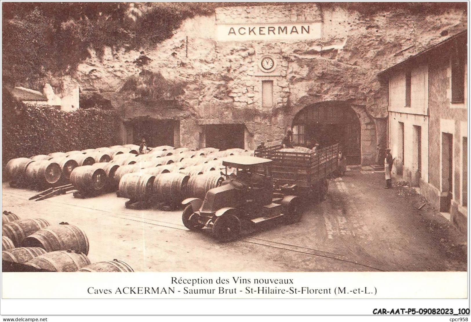 CAR-AATP5-49-0455 - SAUMUR - Réception Des Vins Nouveaux - Caves Ackerman  - Saumur