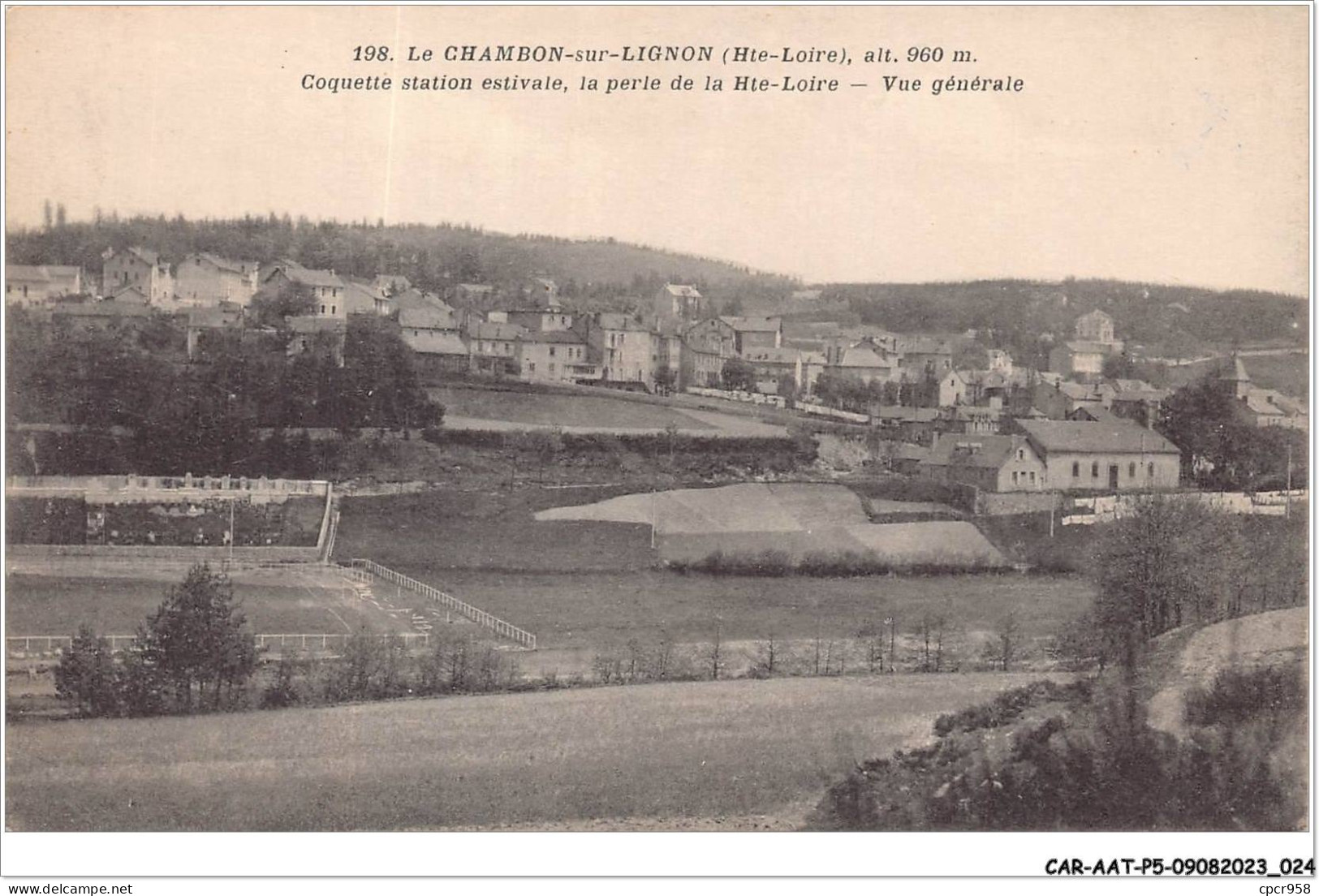 CAR-AATP5-43-0417 - LE CHAMBON-SUR-LIGNON - Coquette Station Estivale - La Perle De La Haute Loire - Vue Générale - Le Chambon-sur-Lignon