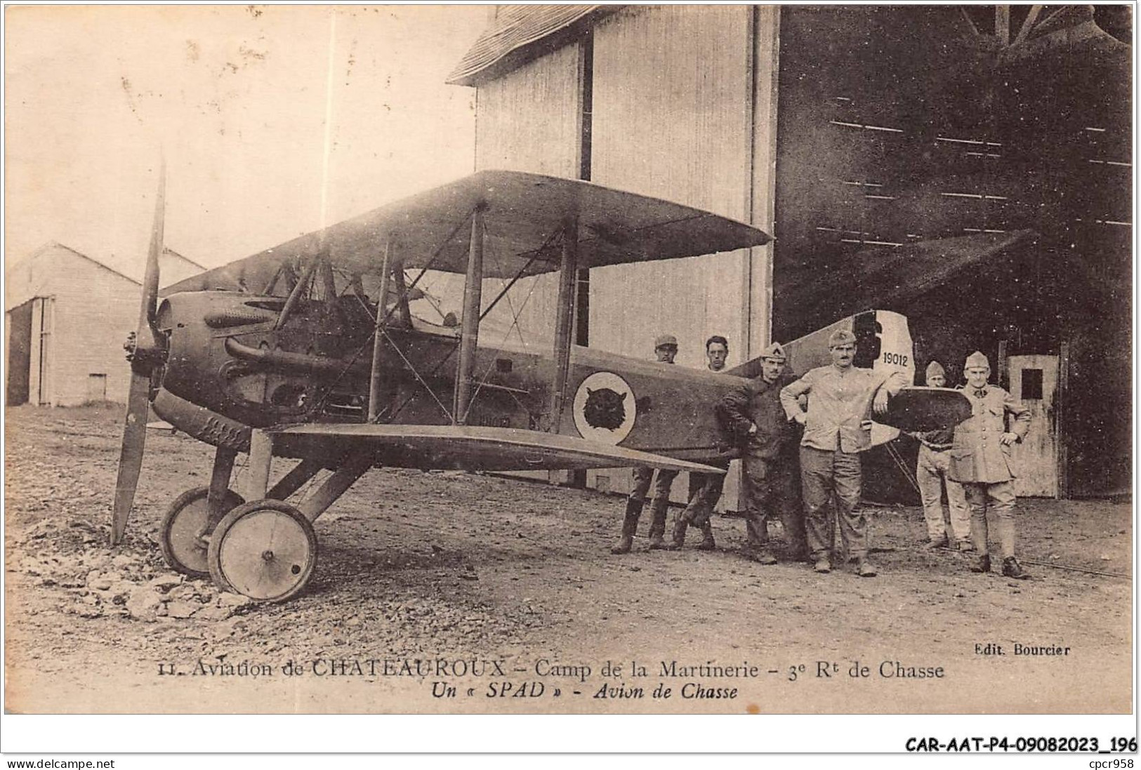 CAR-AATP4-36-0396 - CHATEAUROUX - Camp De La Martinerie - Avion De Chasse - Chateauroux