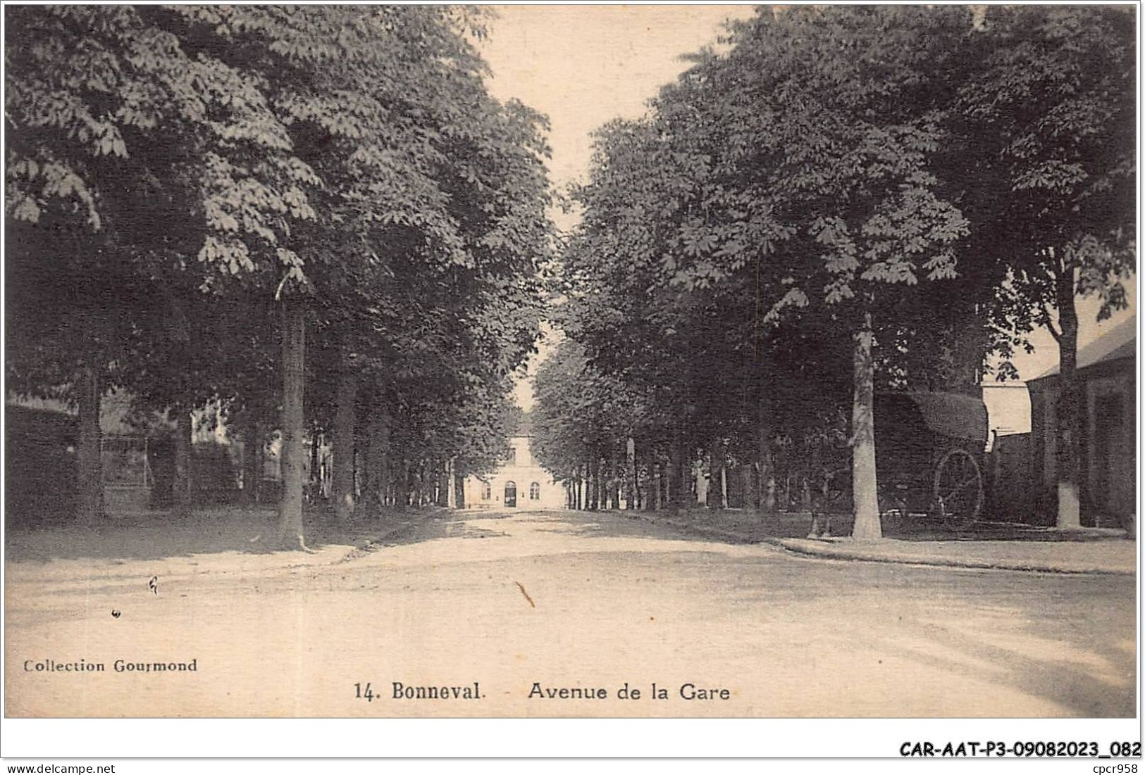 CAR-AATP3-28-0235 - BONNEVAL - Avenue De La Gare - Bonneval