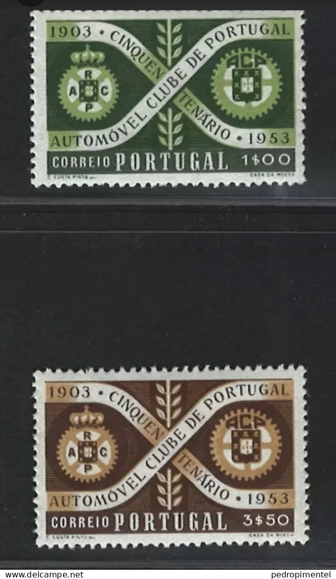 Portugal Stamps 1953 "Auto Club" Condition MH #782-783 - Neufs