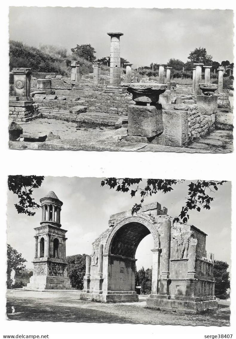 St Rémy De Provence - Vestiges De Glanum - Les Antiques - Lot De 2 Cartes # 2-23/20 - Saint-Remy-de-Provence