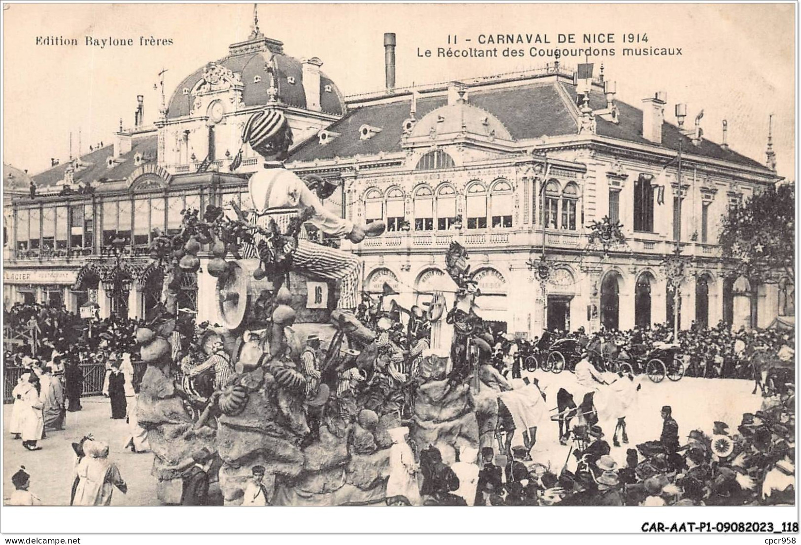CAR-AATP1-06-0060 - NICE - Carnaval De Nice 1914 -  Le Recoltant Des Cougourdons Musicaux - Carnevale