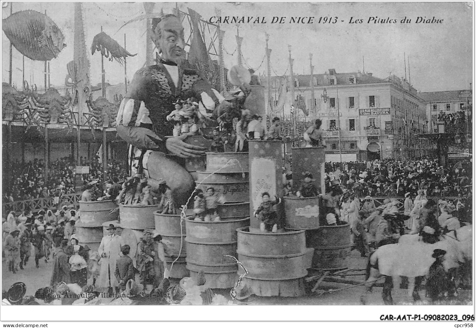 CAR-AATP1-06-0049 - NICE - Carnaval De Nice 1913 - Les Pilules Du Diable - Karneval