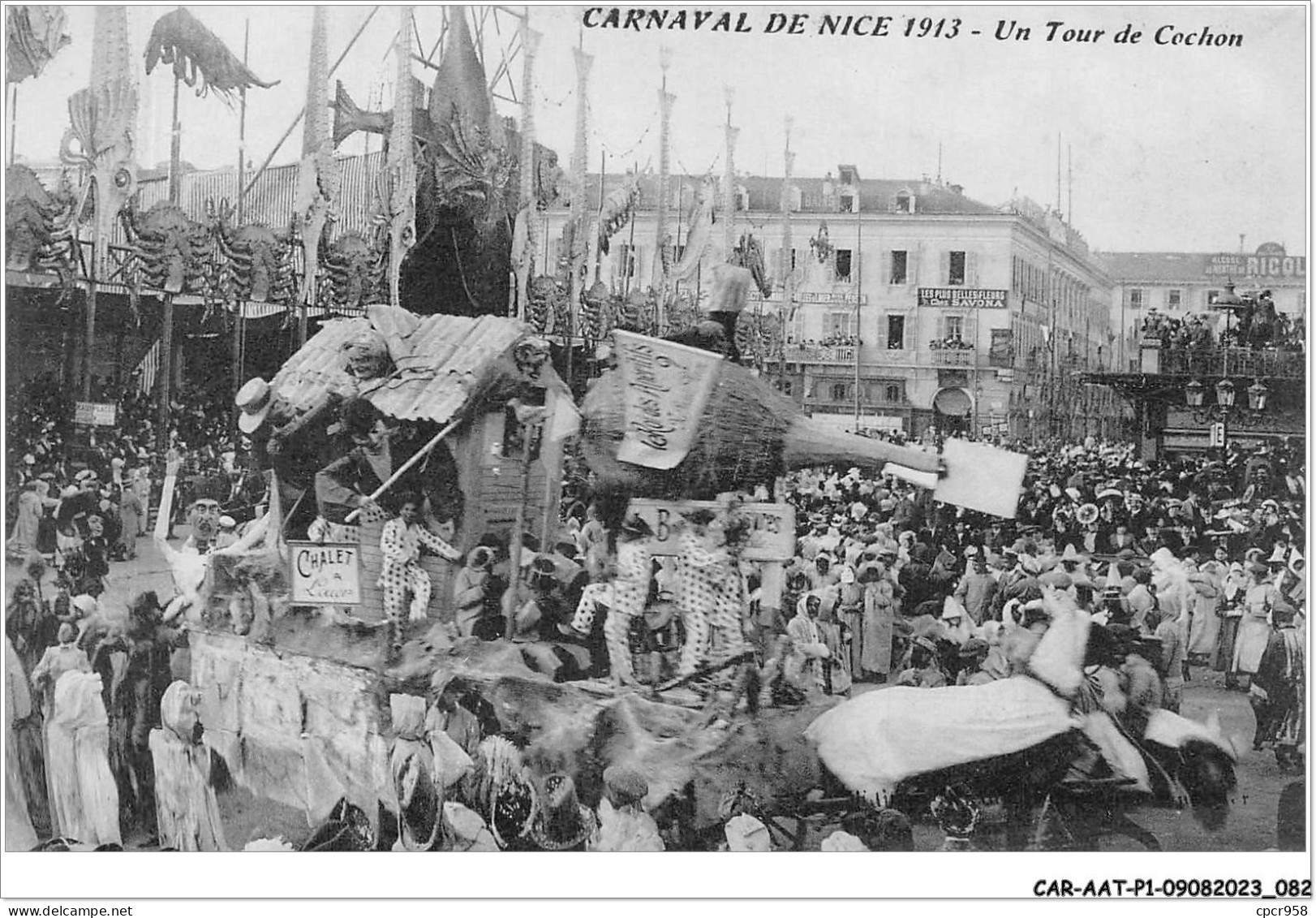 CAR-AATP1-06-0042 - NICE - Carnaval De Nice 1913 - Un Tour De Cochon - Carnival