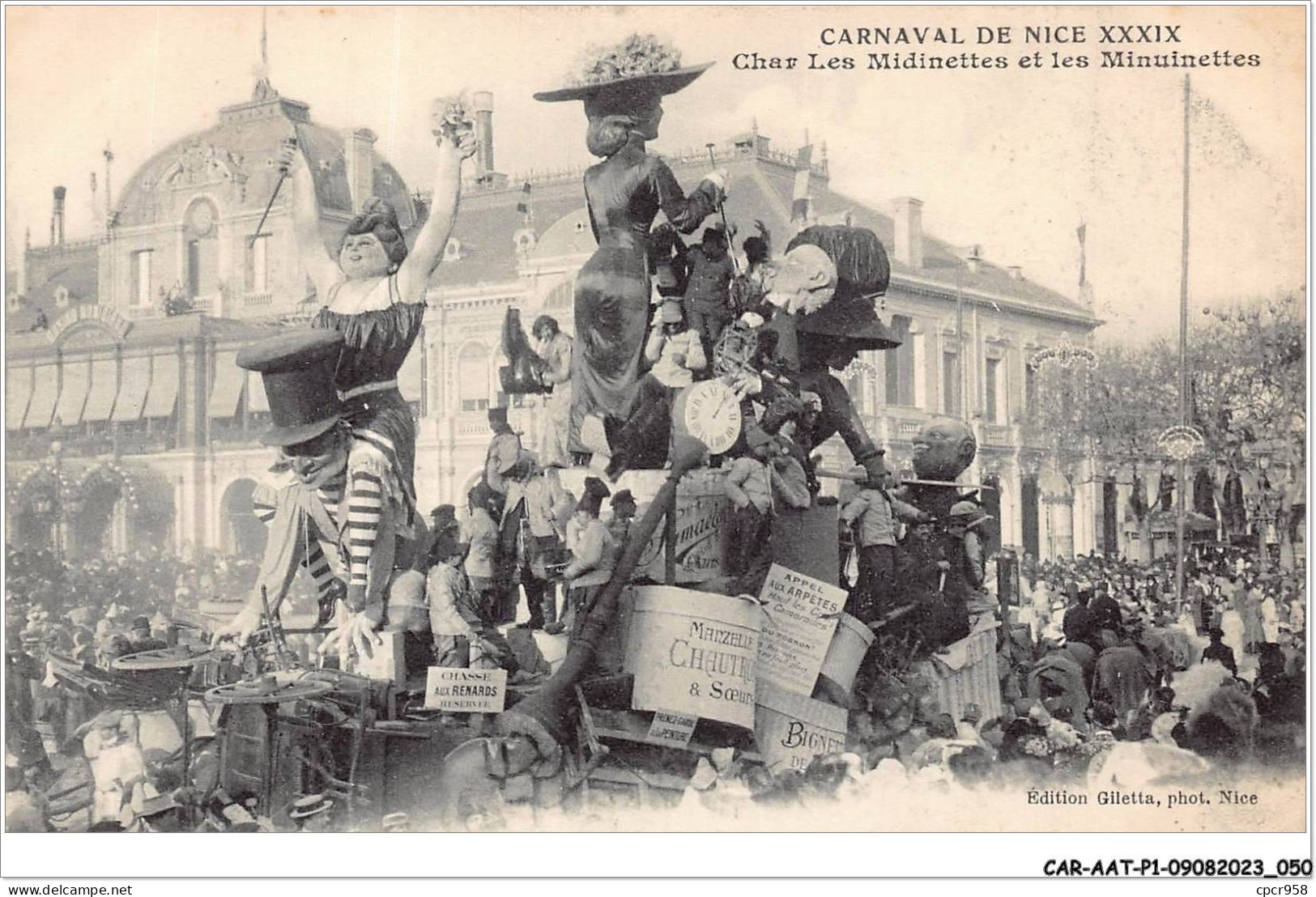 CAR-AATP1-06-0026 - NICE - Carnaval De Nice - Char Les Midinettes Et Les Minuinettes - Karneval