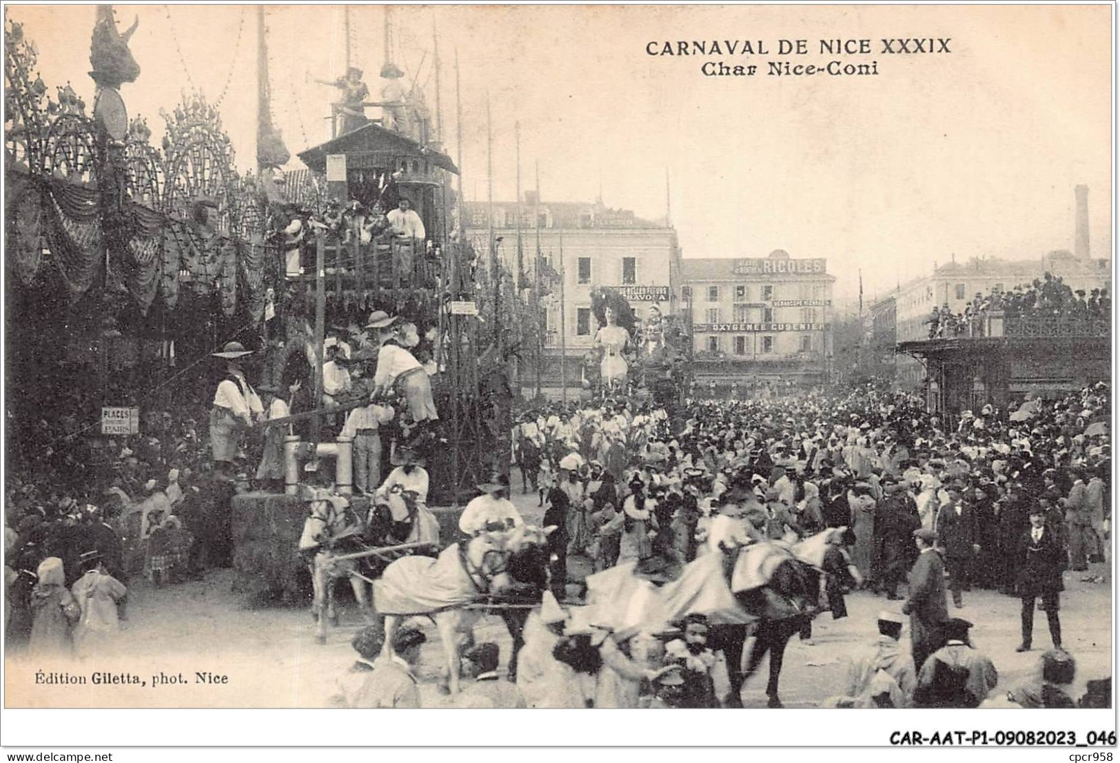 CAR-AATP1-06-0024 - NICE - Carnaval De Nice - Char Nice-coni - Carnevale