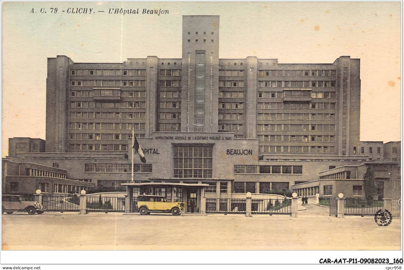 CAR-AATP11-92-0998 - CLICHY - L'hôpital Beaujon - Clichy