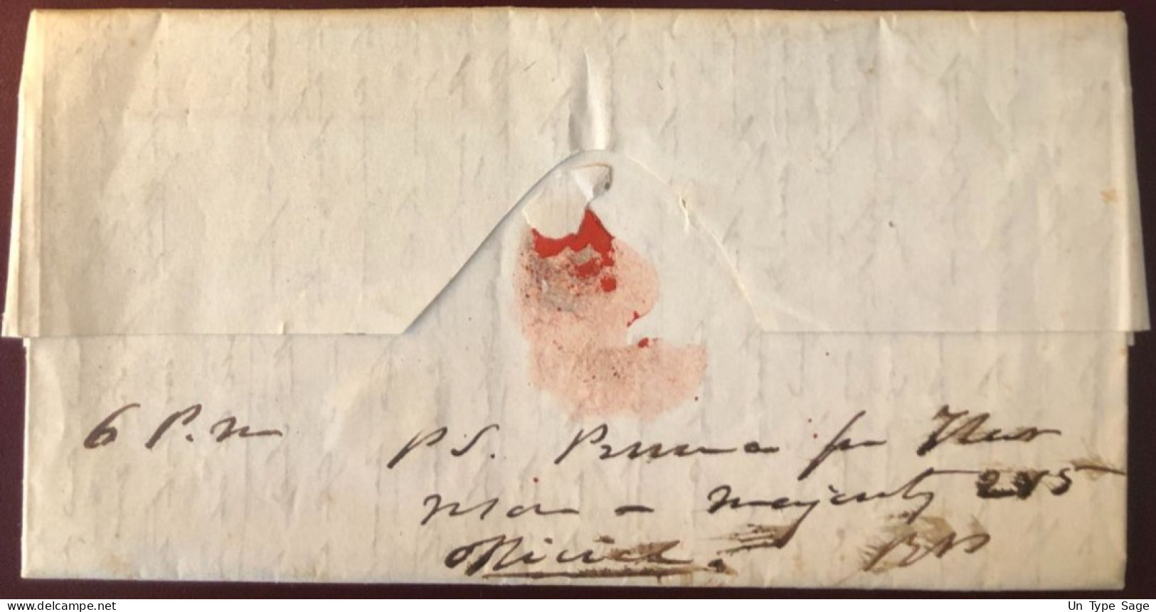 Etats-Unis, Lettre De Philadelphie 8.11.1840 - 2 Photos - (B1405) - Marcophilie