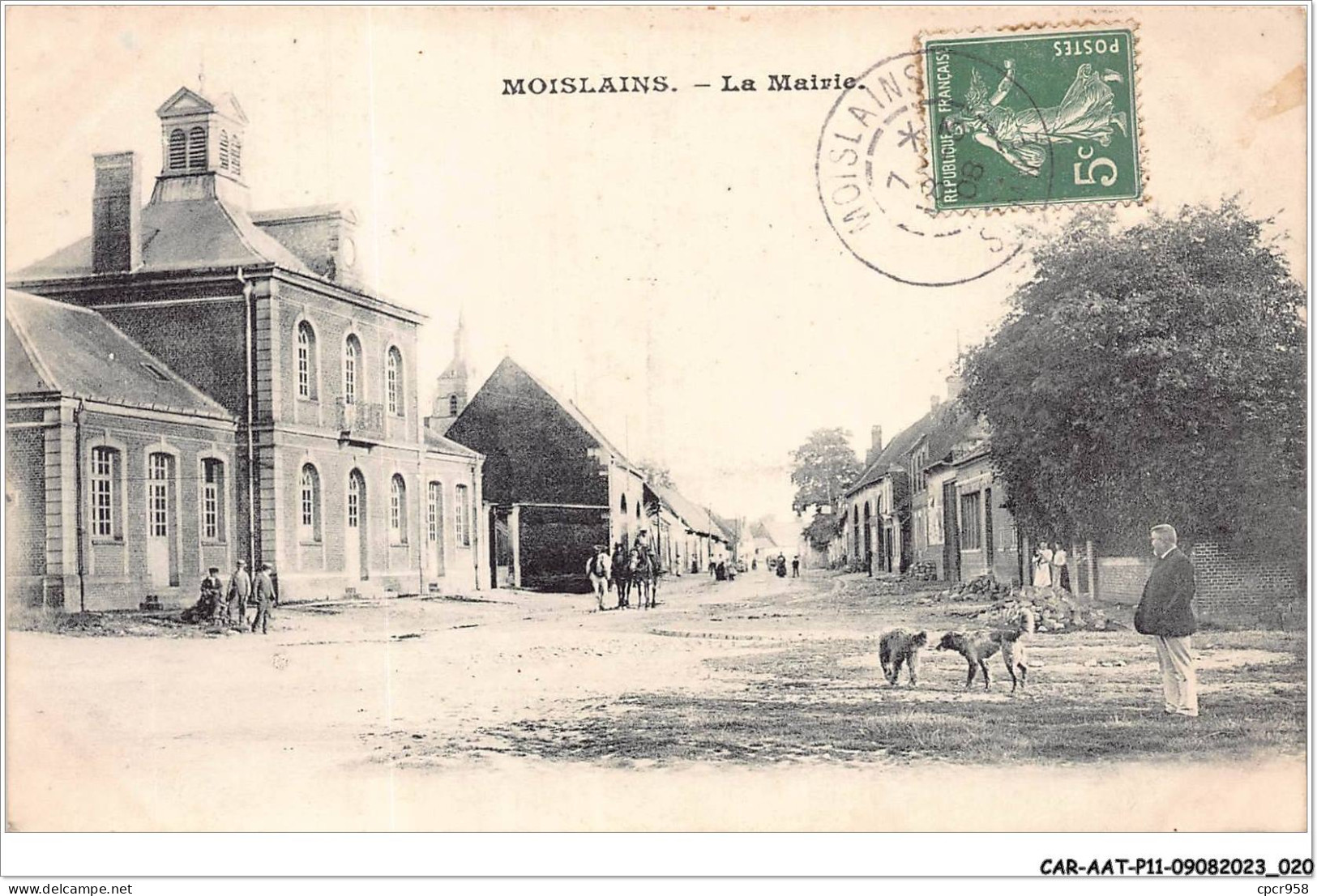 CAR-AATP11-80-0929 - MOISLAINS - La Mairie - Moislains