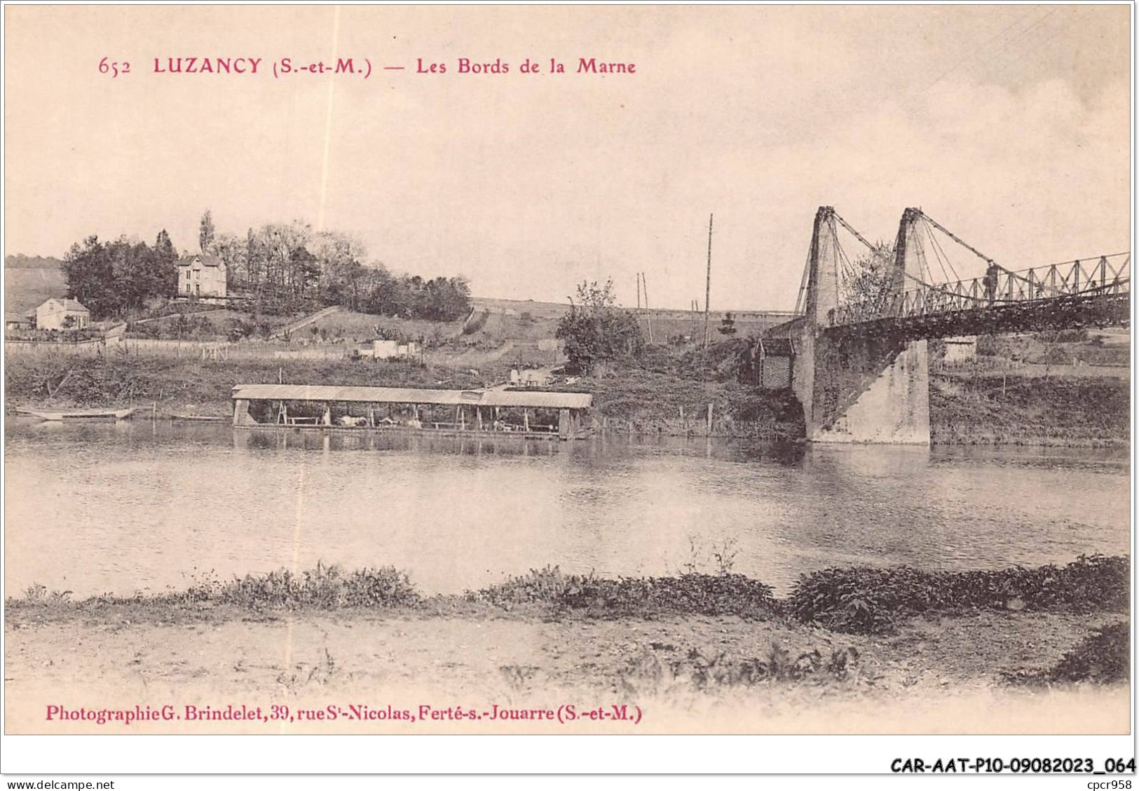 CAR-AATP10-77-0856 - LUZANCY - Les Bords De La Marne - La Ferte Sous Jouarre
