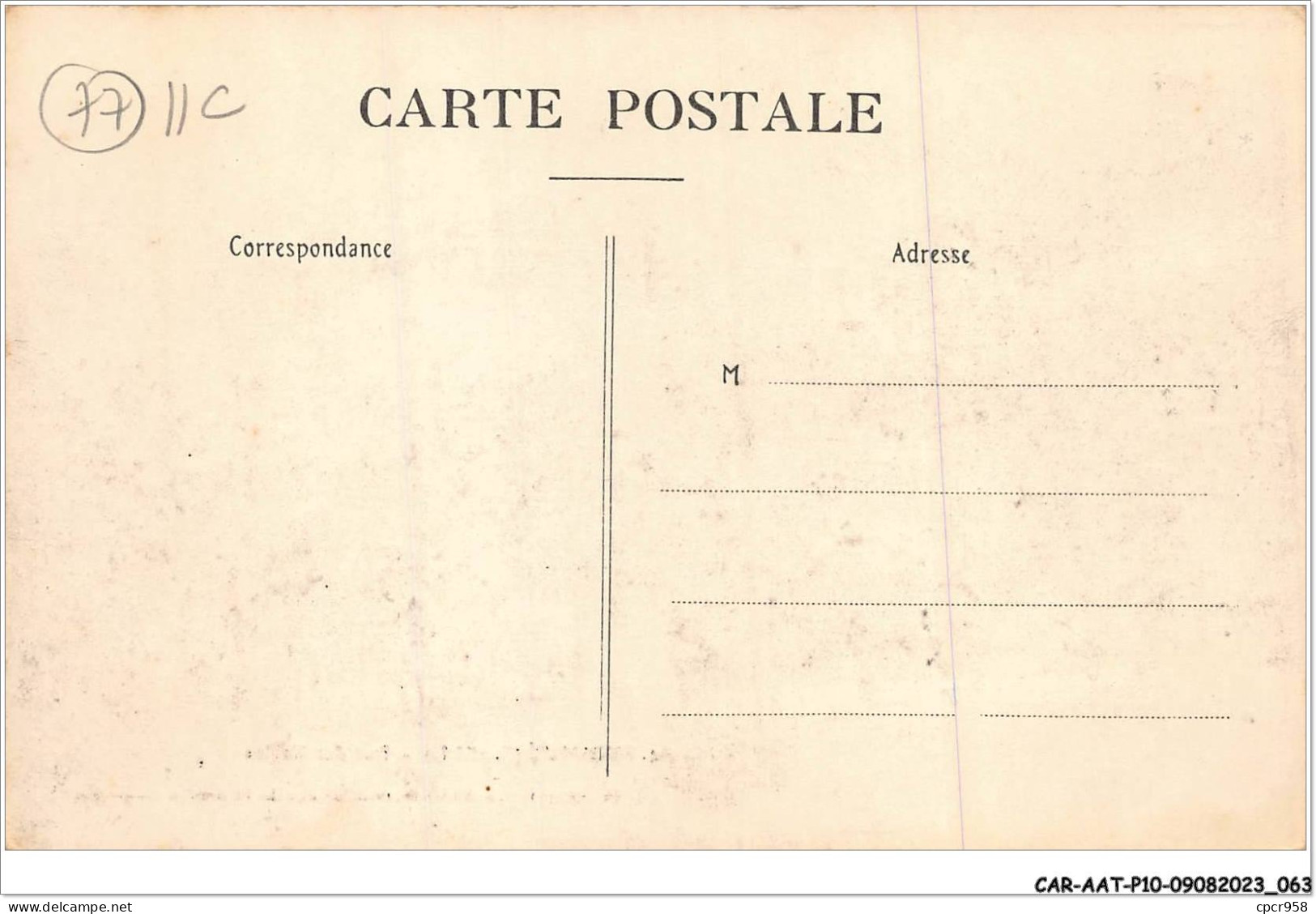 CAR-AATP10-77-0855 - LUZANCY - Rue Des écoles - La Ferte Sous Jouarre