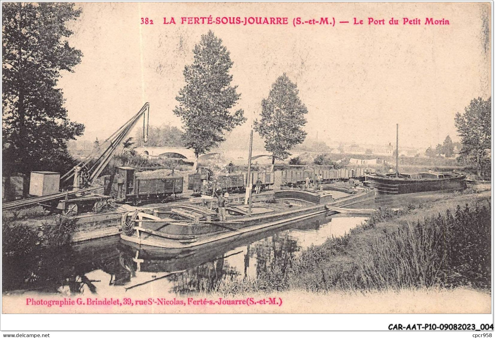 CAR-AATP10-77-0826 - LA FERTE-SOUS-JOUARRE - Le Port Du Petit Morin - La Ferte Sous Jouarre