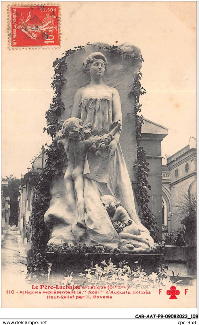 CAR-AATP9-75-0804 - PARIS- Le Père-lachaise Artistique - Statuen