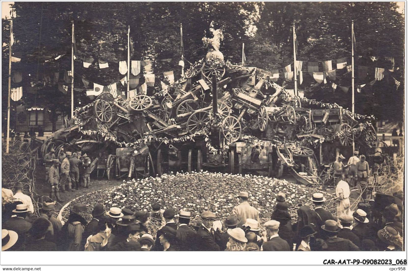 CAR-AATP9-75-0784 - PARIS - Les Fêtes De La Victoire - 14 Juillet 1919 - Le Coq Combattant - Arc De Triomphe