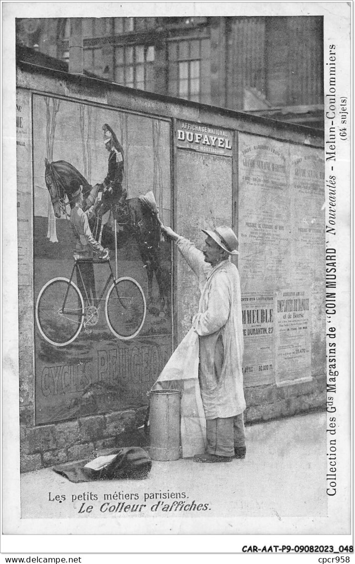 CAR-AATP9-75-0774 - PARIS - Le Colleur D'affiches - Petits Métiers à Paris