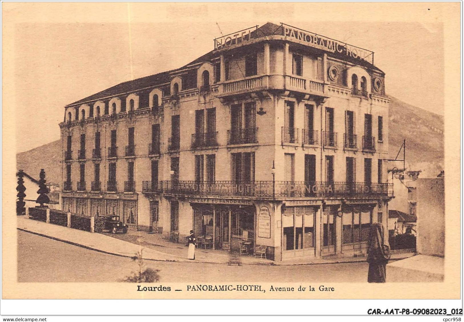 CAR-AATP8-65-0667 - LOURDES - Panoramic-hôtel - Avenue De La Gare - Lourdes