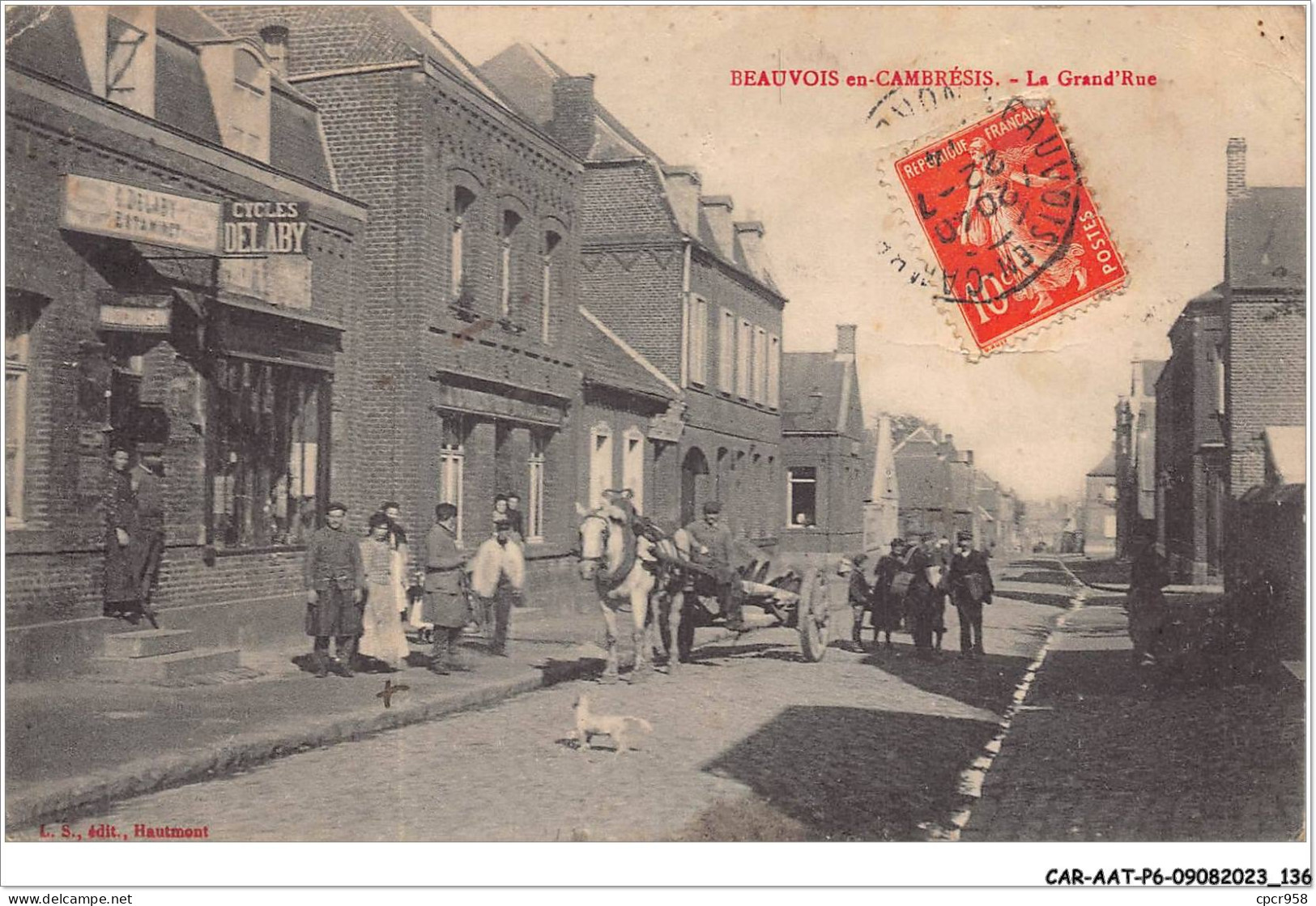 CAR-AATP6-59-0557 - BEAUVOIS-EN-CAMBRESIS - La Grande Rue - Cambrai