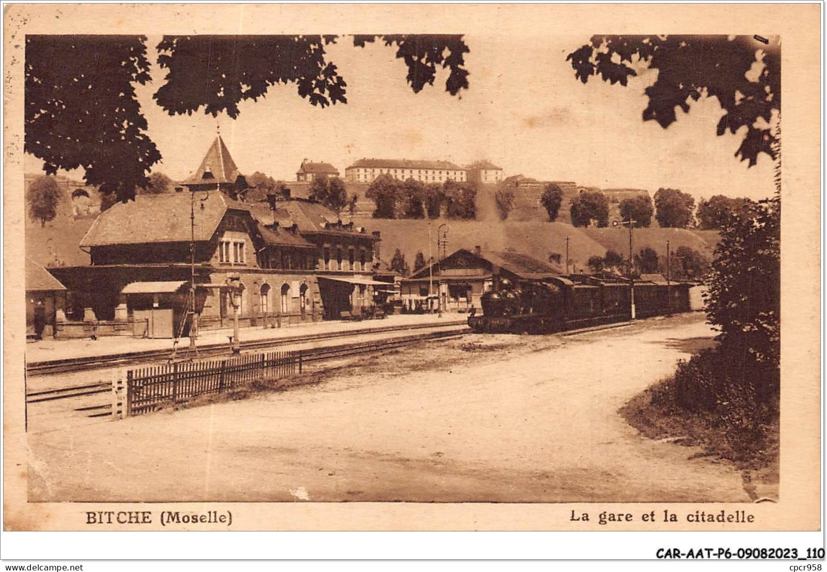 CAR-AATP6-57-0544 - BITCHE - La Gare Et La Citadelle - Bitche