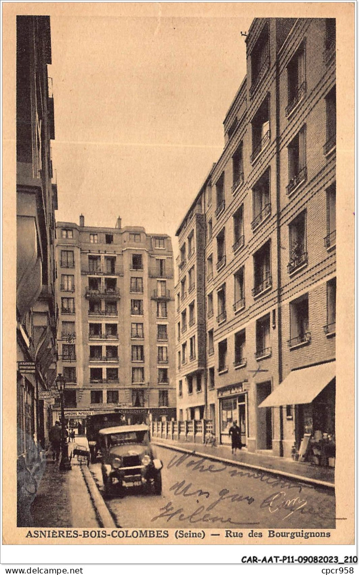 CAR-AATP11-92-1023 - ASNIERES-BOIS-COLOMBES - Rue Des Bourguignons - Vendu En L'état - Asnieres Sur Seine