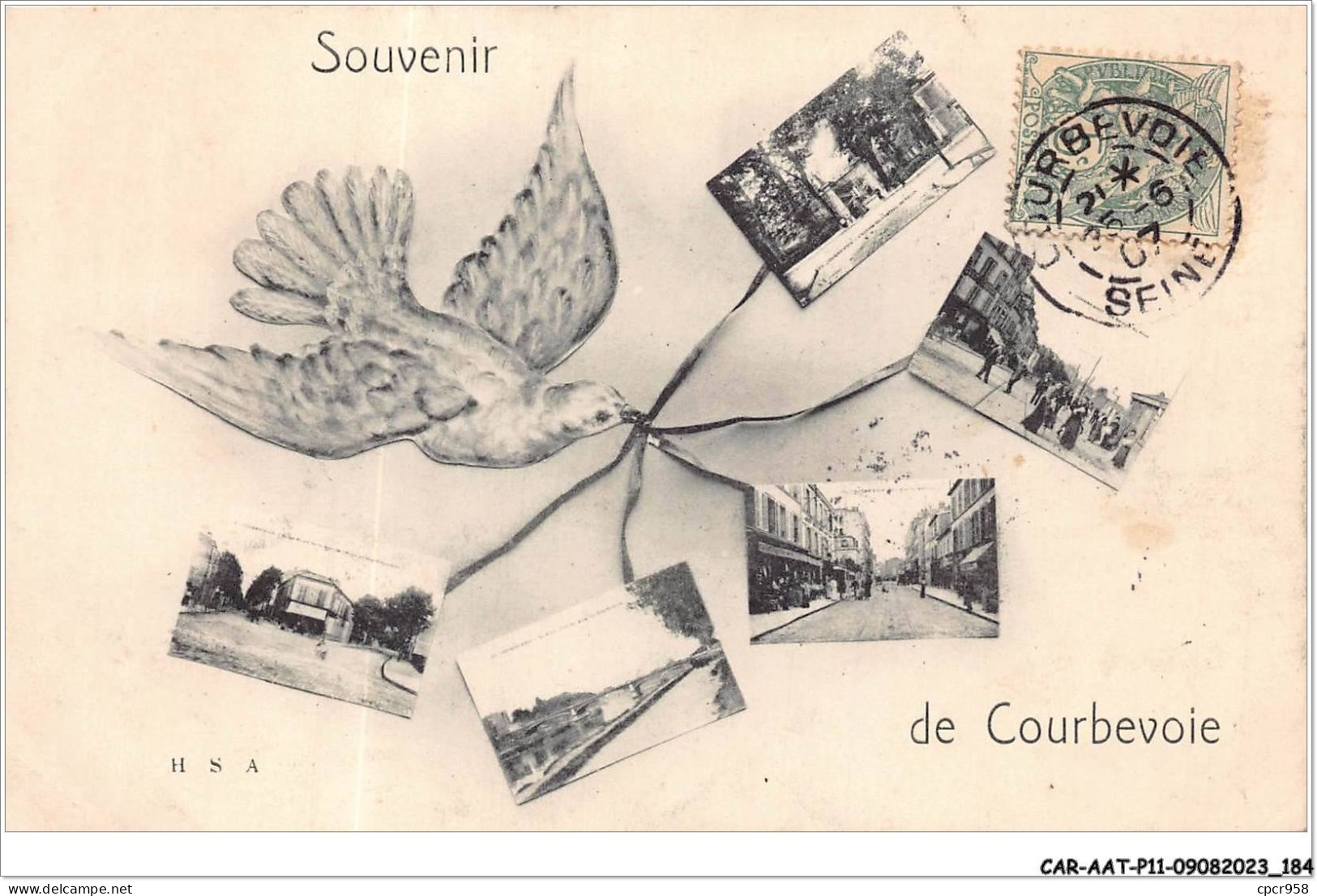 CAR-AATP11-92-1010 - COURBEVOIE - Souvenir - Courbevoie