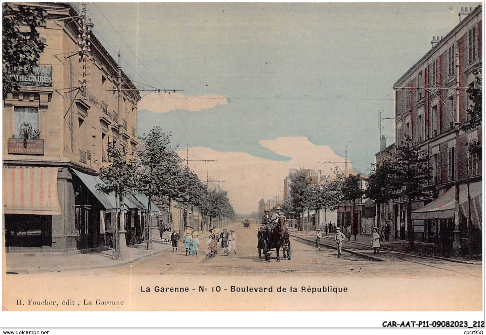 CAR-AATP11-92-1024 - LA GARENNE - Boulevard De La République - La Garenne Colombes