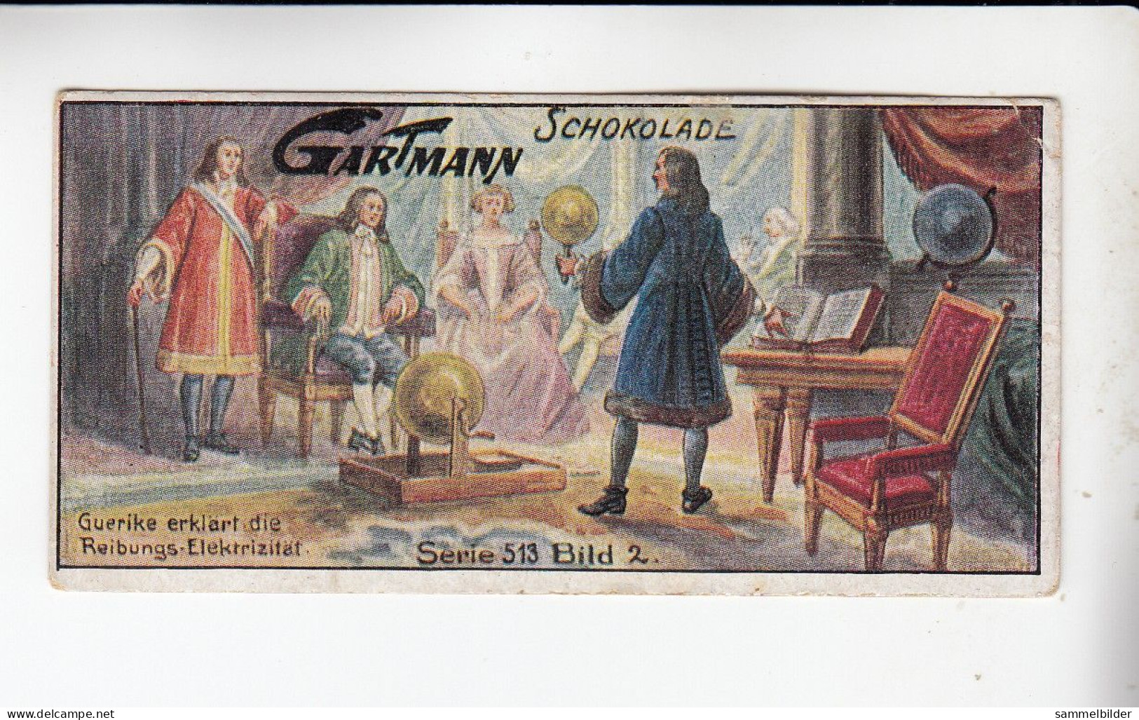 Gartmann  Elektrizität Guerike Erklärt Die Reibungselektrizität    Serie 513 #2 Von 1919 - Andere & Zonder Classificatie