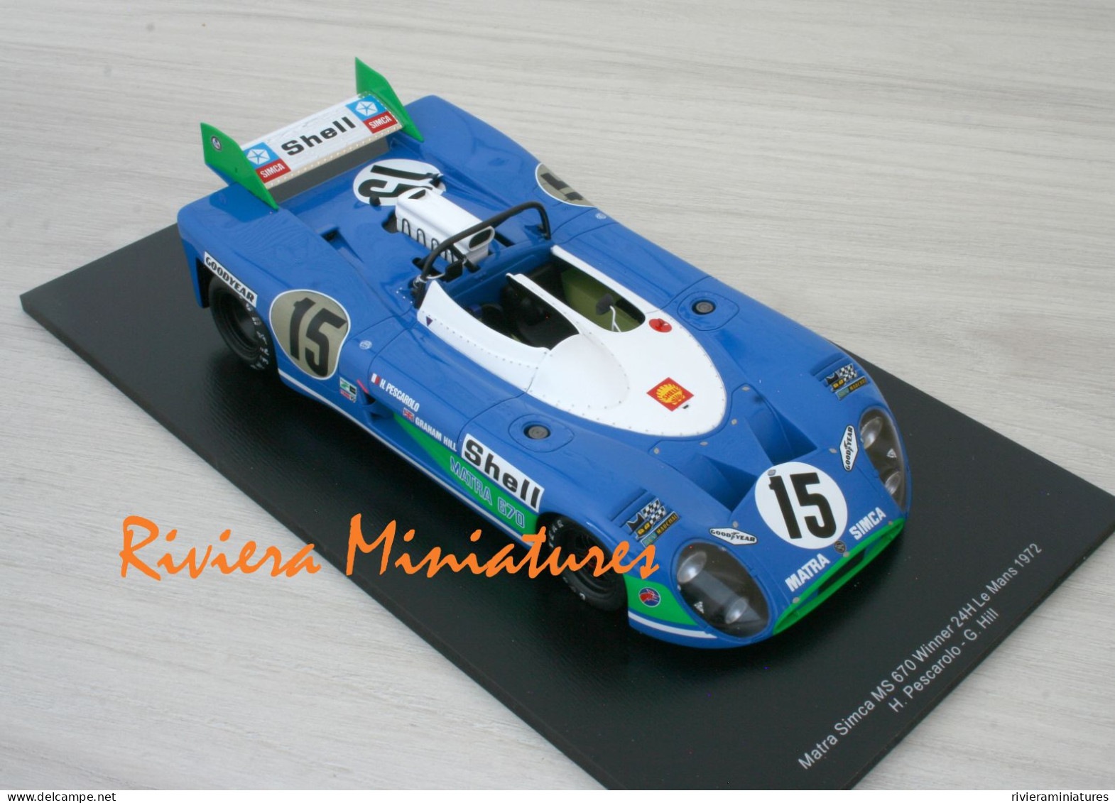 SPARK - MATRA SIMCA MS 670 - N°15 - Winner 24 Heures Du Mans 1972 - 18LM72 - 1/18 - Other & Unclassified