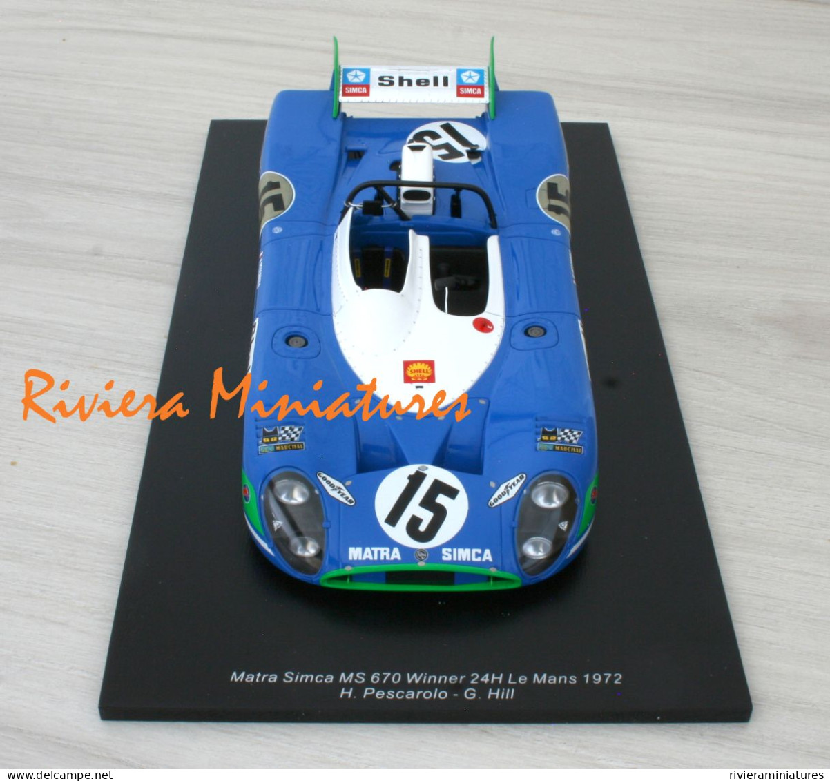 SPARK - MATRA SIMCA MS 670 - N°15 - Winner 24 Heures du Mans 1972 - 18LM72 - 1/18