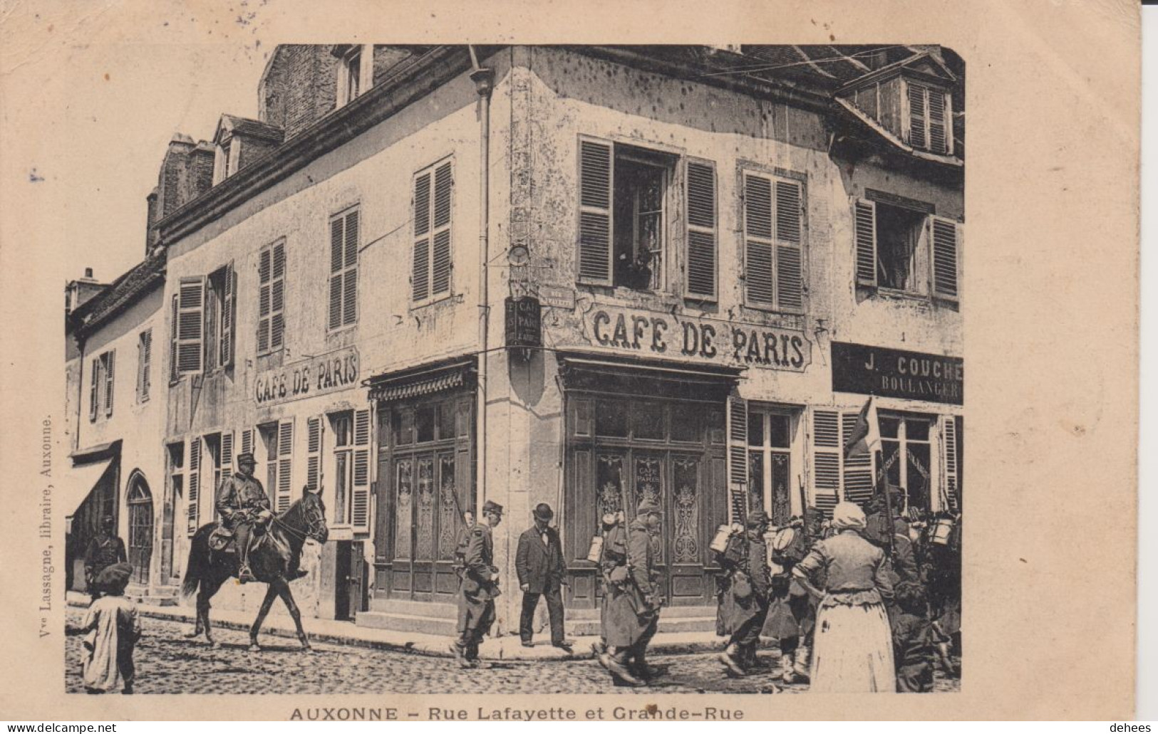 21 - Auxonne, Rue Lafayette Et Grande Rue - Auxonne