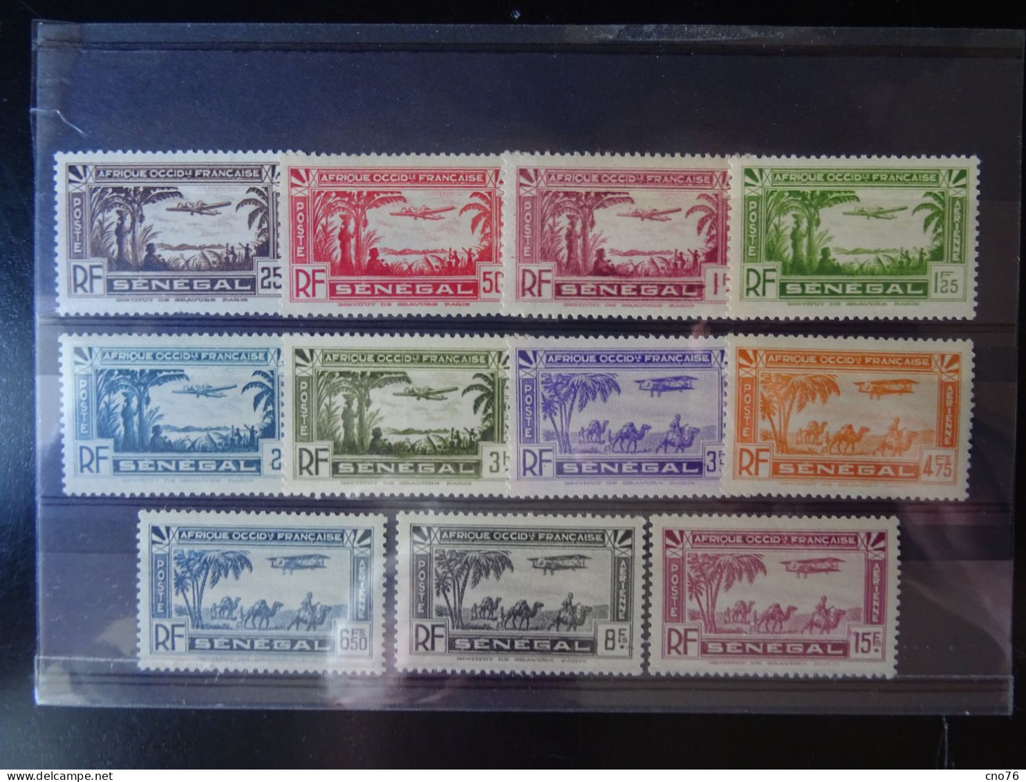 Sénégal Années 1935 PA Du N° 1 Au N° 11 Timbres Neufs ** Soit 11 Valeurs - Luftpost