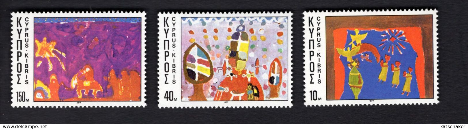 2024718203 1977 SCOTT 490 492  (XX) POSTFRIS MINT NEVER HINGED -CHRISTMAS - Unused Stamps