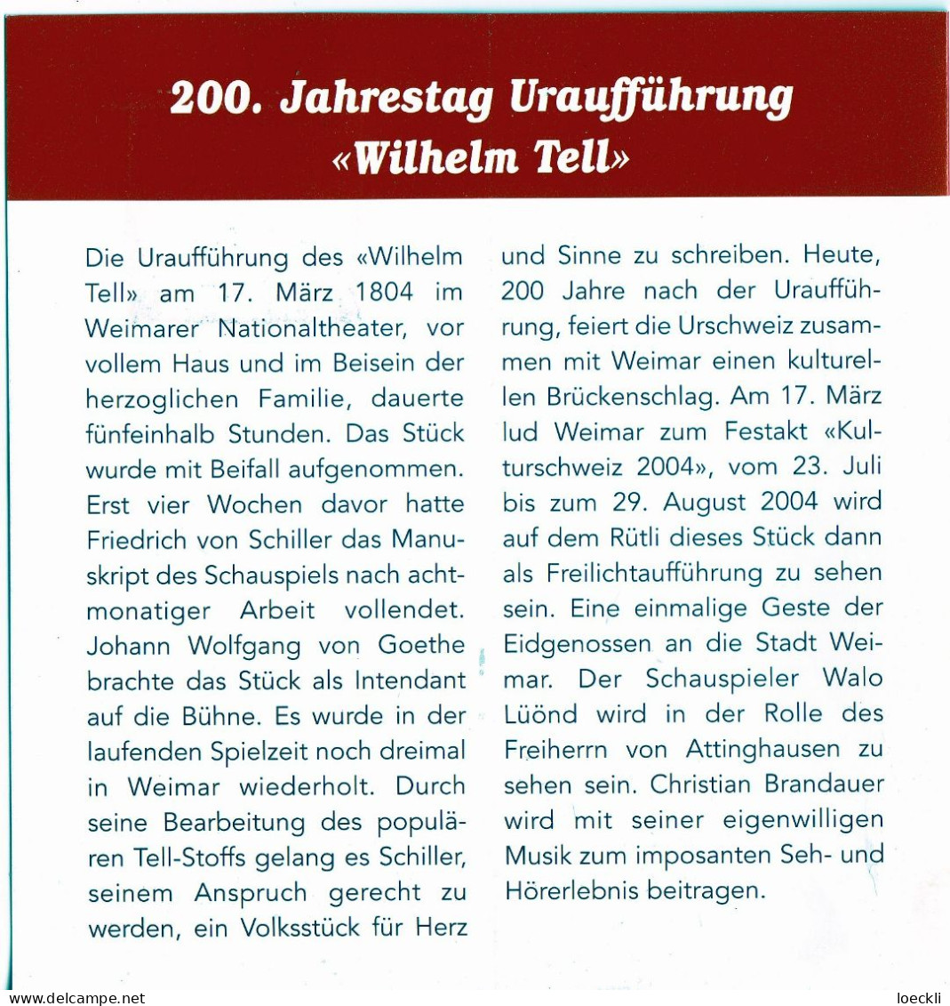 Wilhelm Tell - Sonstige & Ohne Zuordnung