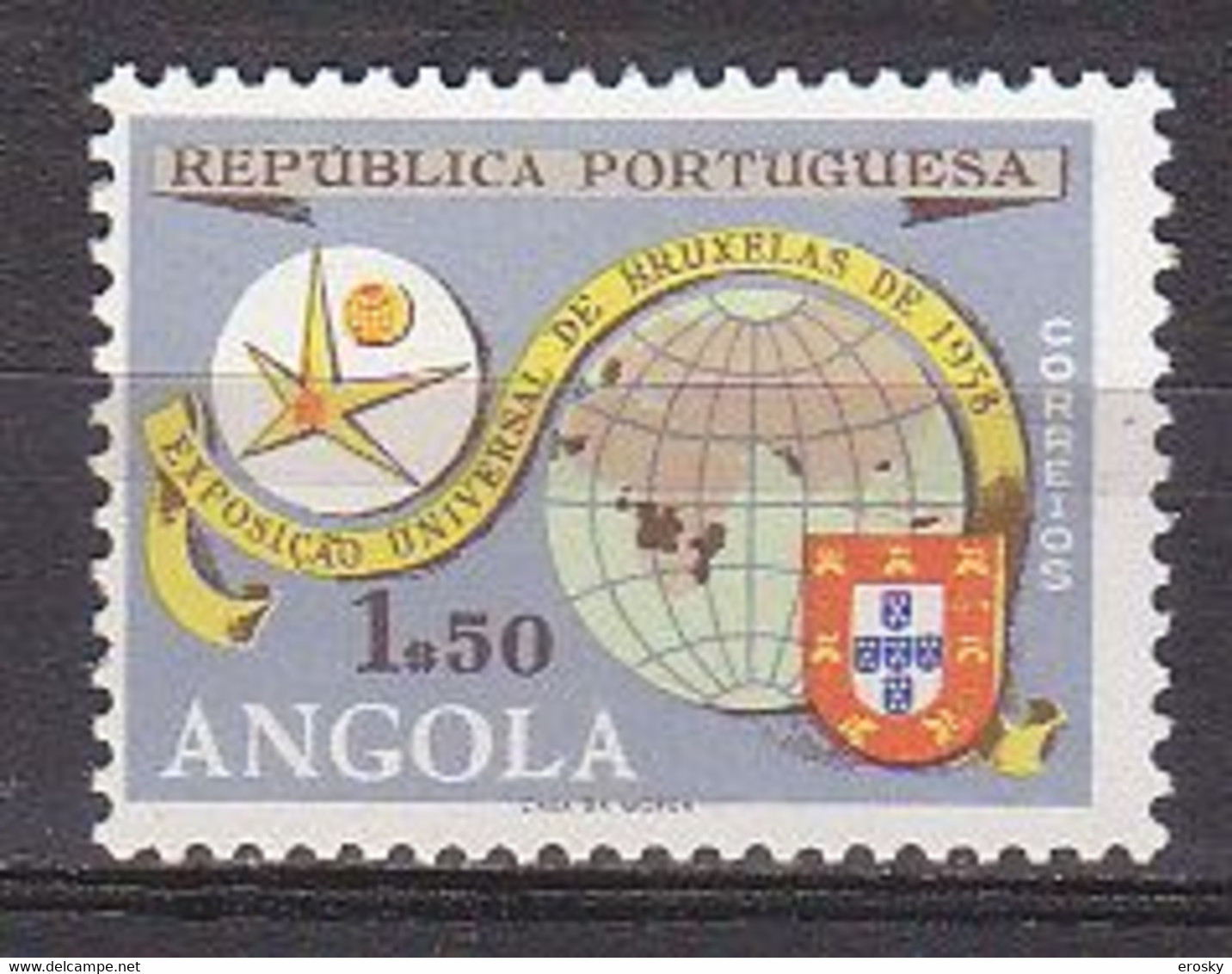 A1642 - COLONIES PORTUGAISES ANGOLA Yv N°406 ** Expo Bruxelles - Angola